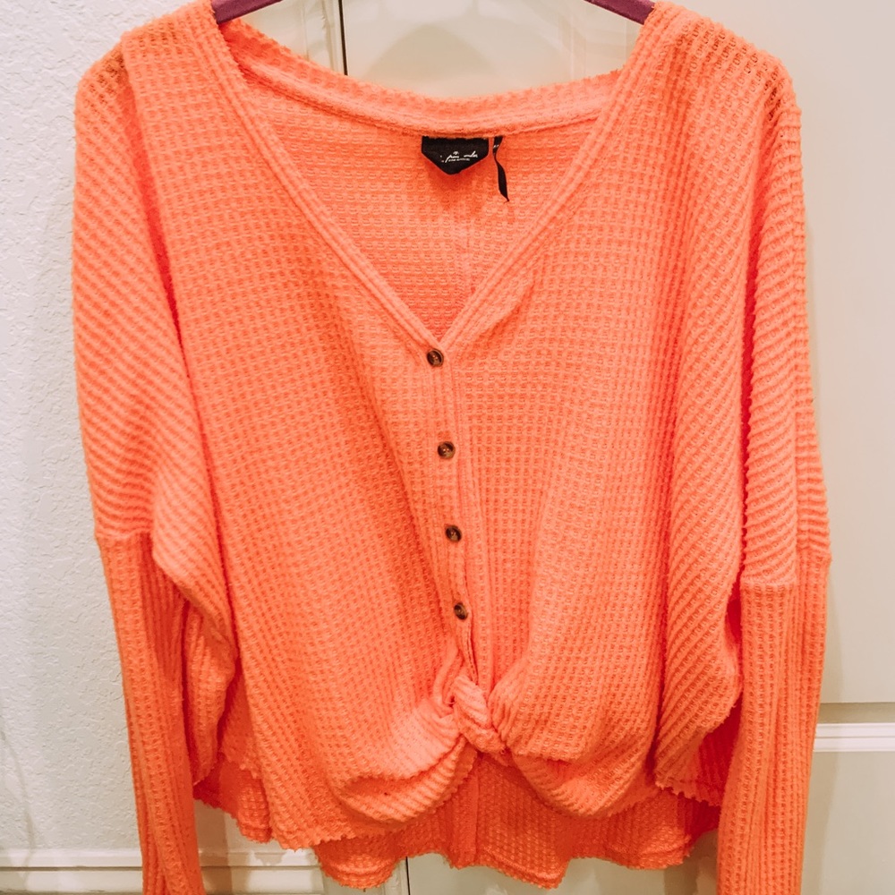 Coral Urban Outfitters Sweater